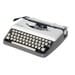 Vintage Typewriter Antares, Light grey, Dark Grey and Blue