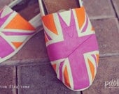 Custom Hand painted Toms, Country Flag Custom Tom Design, England, London any color any style front design only - One Direction Theme Shoes