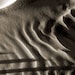 Black and White Beach Sand, Dunes, Coastal, Abstract, Original Signed Print by Photographer, Guy Pushée