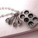 Muffin Pan Cupcake Necklace With Spoon Charm