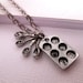 Muffin Pan Cupcake Necklace With Spoon Charm