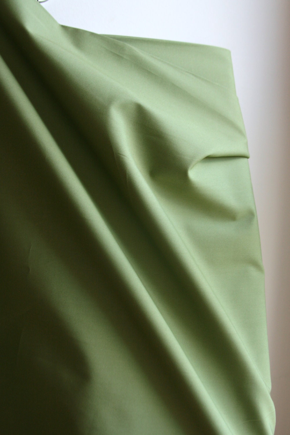 Organic "Solid" in Olive Green by deisgner Monaluna from Fox Hollow  - ONE HALF YARD