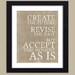 Accept This Moment As Is Inspirational Art Print Typography Poster 8x10 Quote Poster Wall Decor Premium Print