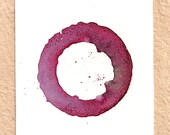 Blend Number 73 - Coffee, Wine & Tea - Original OOAK Watercolor Painting, Framed