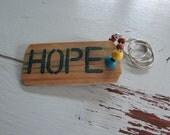 HOPE WOOD KEYCHAIN
