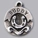 Pet Tag - Dog Tag - Pet ID Tag - Identification Tag - Custom Pewter Horseshoe
