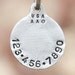 Pet Tag Dog Tag Pet ID Tag Personalized Pewter Heart Banner