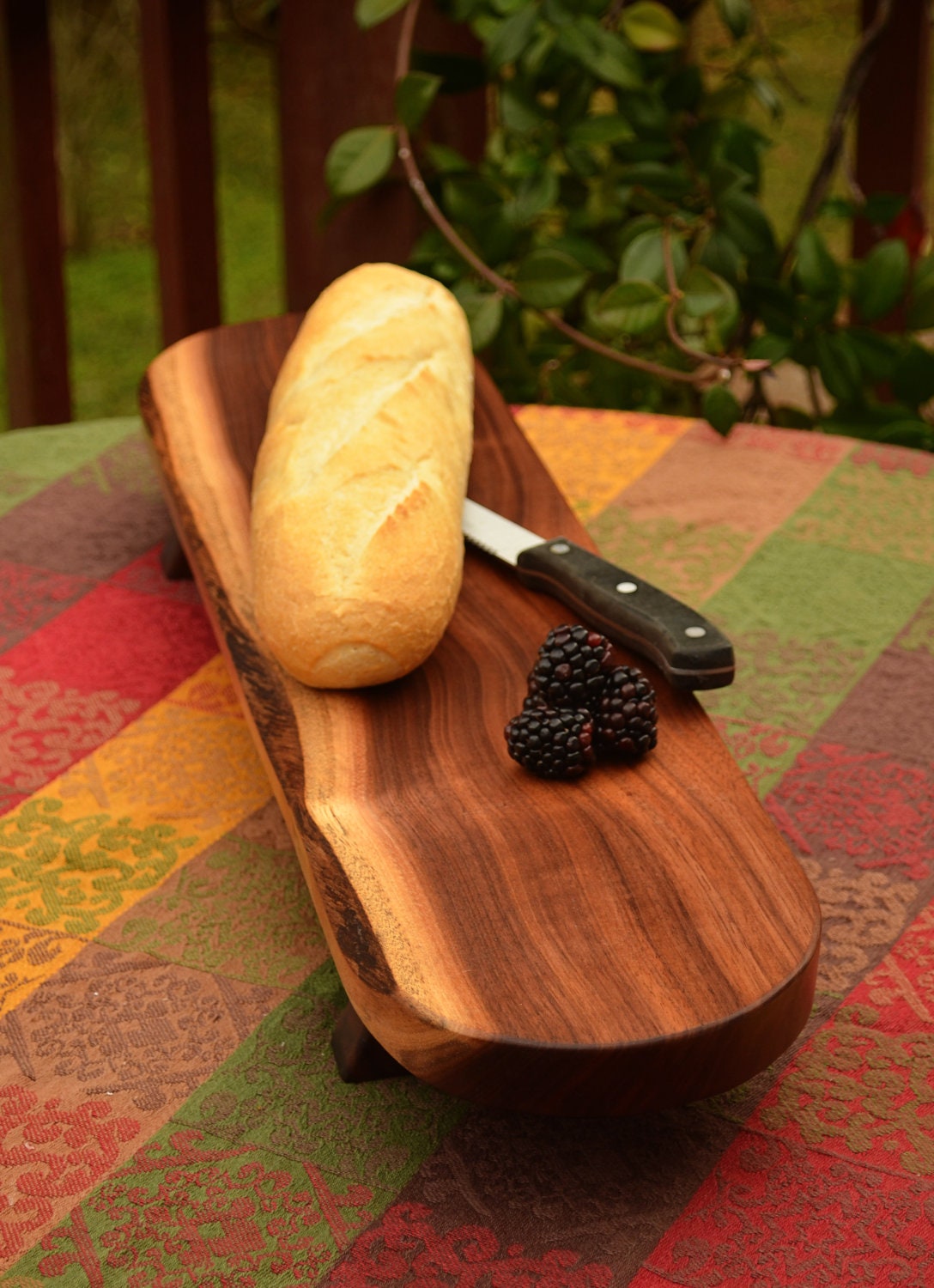 Natural Wood Cutting Board / Serving Platter, Wedding gift, Valentine gift