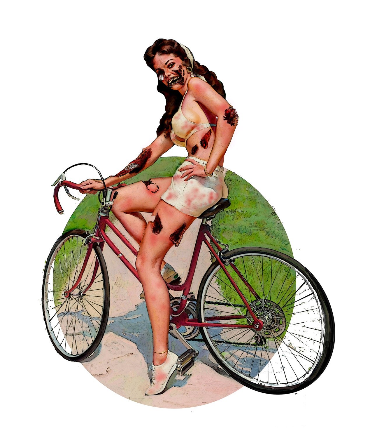 pin up bicycle