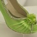 Neon Wedding Shoes Crystals n Flowers