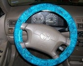 Turquoise Steering Wheel Cover