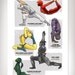 NINJA YOGA Super Pop Art Print 11x17 by Rob Osborne