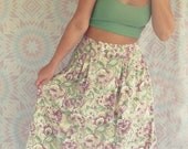 Pink Floral Vintage Skirt/Dress