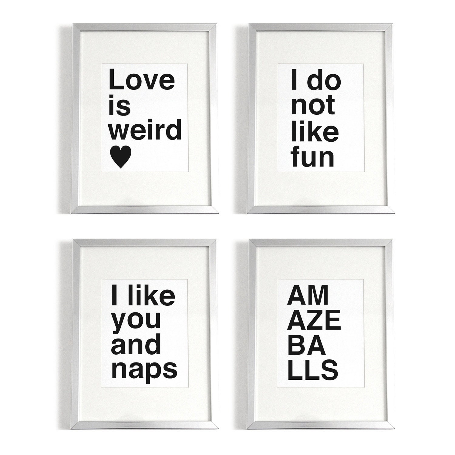 Father's Day Wall Art - Father's Day Art - Father's Day Decor - New Dads - New Dad Gift - I like you and naps - Black 8x10 Print