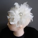 Feather Hairpiece - White Feather Hairpiece - Ivory Feather Hairpiece