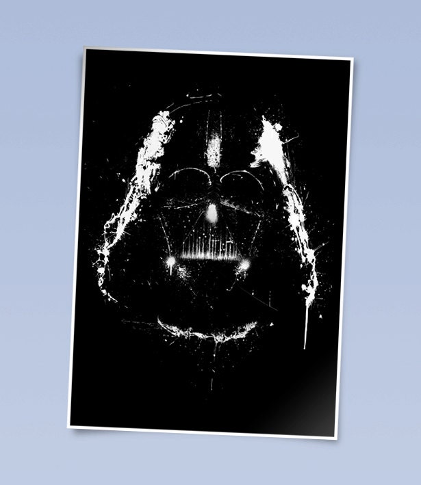 Star Wars art print Darth Vader (420mm x 297mm)