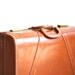 Vintage Suitcase Rusty Brown Dual Handle