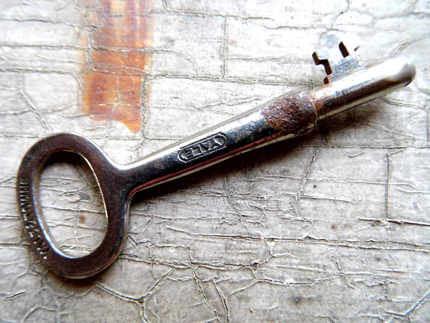 Antique Skeleton Key, Victorian Lock Opener, Late 1800s, Key Metal for Crafts, Jewelry, Shadow Boxes from All Vintage Man