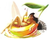 Mango Breeze 13" x 19" Print