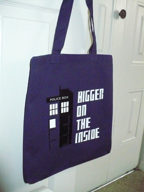 TARDIS Tote Bag Bigger on the Inside