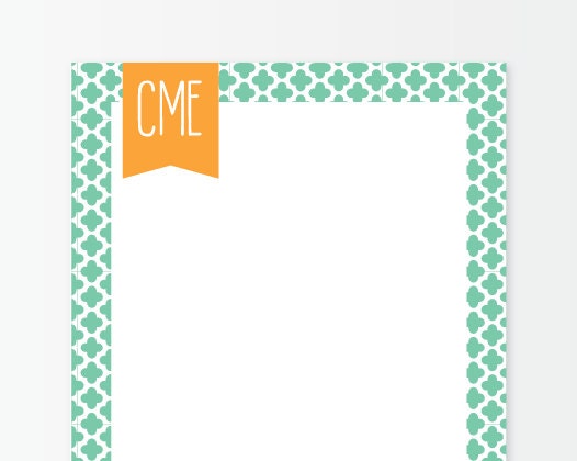 Personalized Pool Tile Notepad