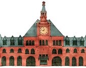 Central New Jersey Rail Road Terminal: illustration and print