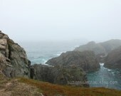 8x10 print - Newfoundland, Canada - ocean waves rocks