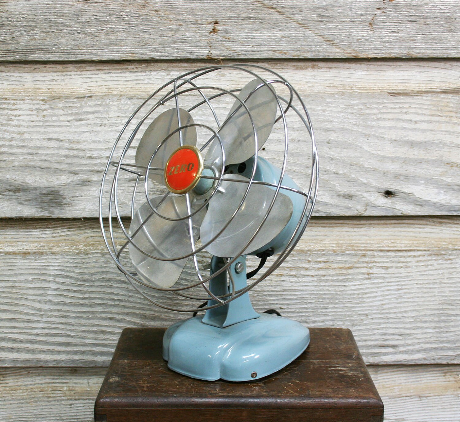 Vintage Industrial Zero Fan Working 12 Desk Fan by AuroraMills