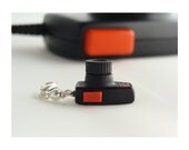 Atari 2600 Paddle Controller Necklace - polymer clay and resin retro-game miniatures Atari