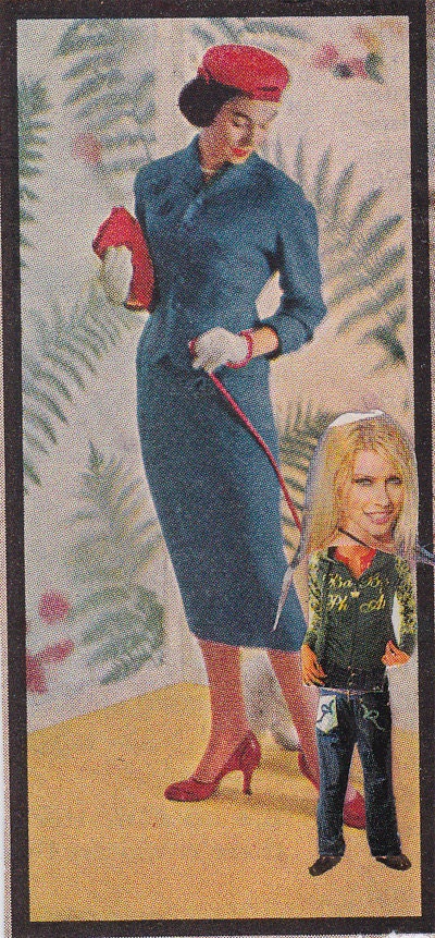 Unleash Me - Original Collage - approx. 2in. by 3.5in.