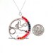 In the Womb, Wire Abstract Pendant- Pregnancy, Birth, Midwife, Doula, Mother, Baby, Fetus