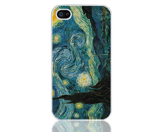 Iphone 5 case-- moon and lake No.61