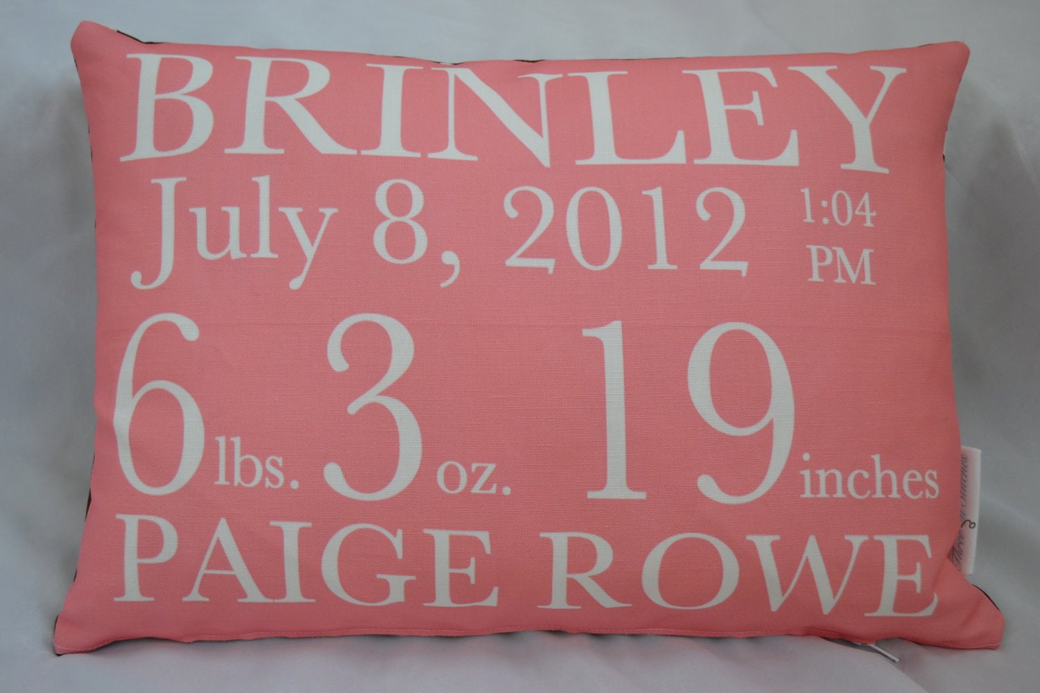 Buy announcements gifts birthday - Birth Announcement Pillow baby gift birthday baby shower new baby baby girl baby boy baby pillow custom pillow