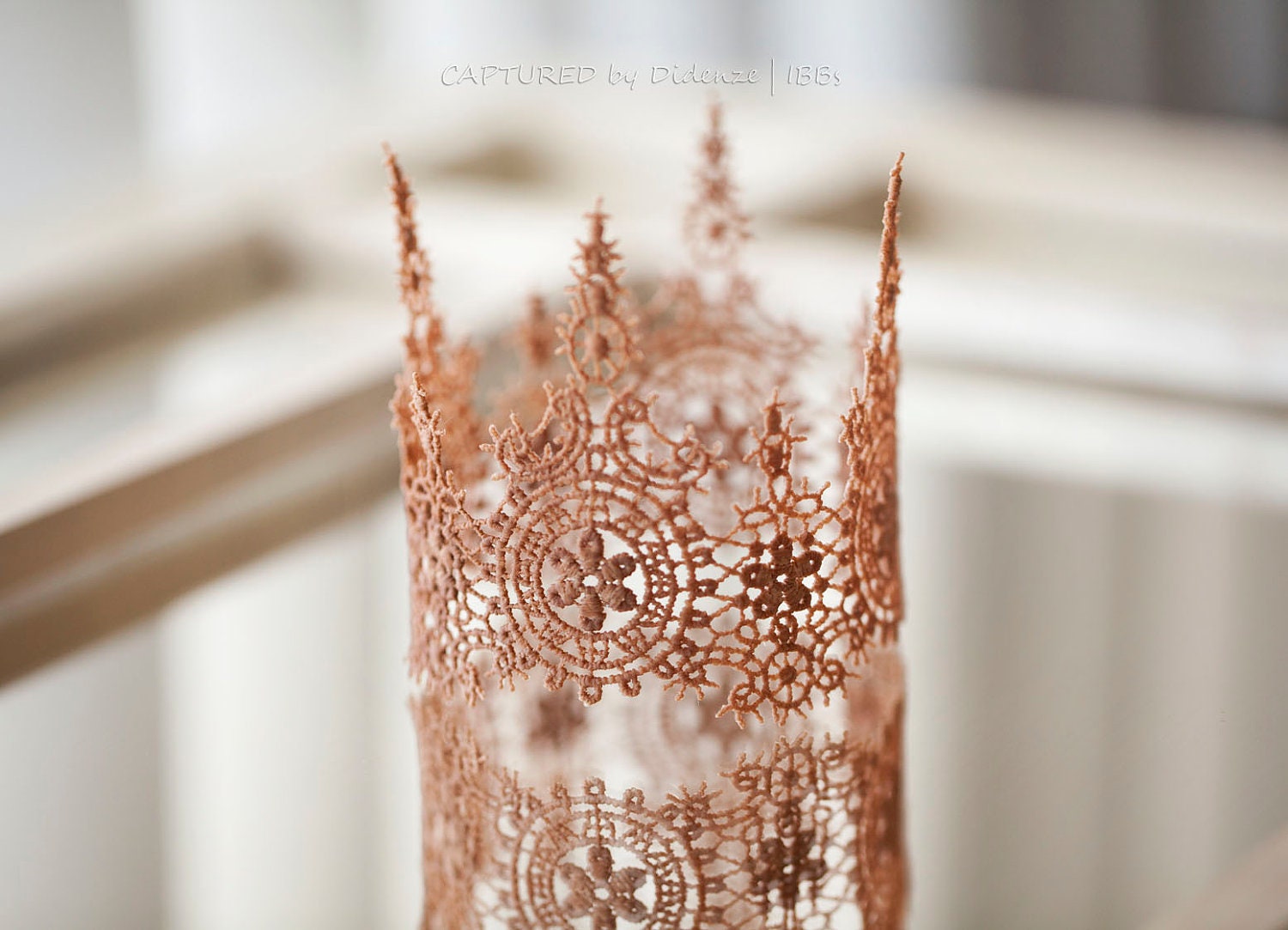 Victorian Lace Crown, Baby Lace Crown, Baby Photo Prop, Baby Girl Princess Crown, Victorian Lace Baby Crown
