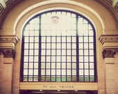 Chicago photograph, fine art travel photography, Union Station, trains, Midwest, Illinois, vintage, retro, dreamy, architecture, 8x10 print