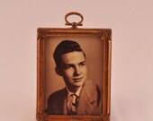 Photograph of Man in Vintage Frame