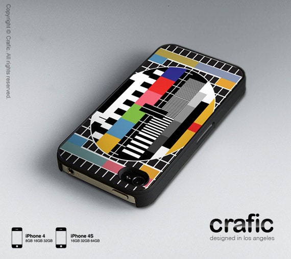 Tv Test Pattern iPhone Case - iPhone 4 case iPhone 4s case