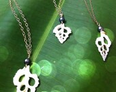 Tahitian Pearl & Sliced Cerith Sea Shell Necklaces 14k Goldfill
