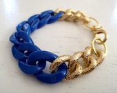 Royal Blue Chain Bracelet