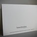 Wedding stationery Thank you card. 50 note cards . modern notecard. custom color . banner . personalized wedding stationery .