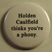 Literary 1.5" Button - Catcher in the Rye