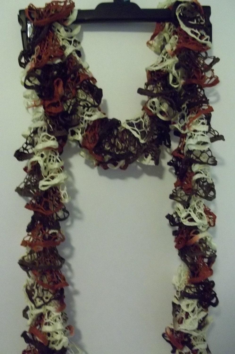 Painted Lady Knitted Ruffle Scarf