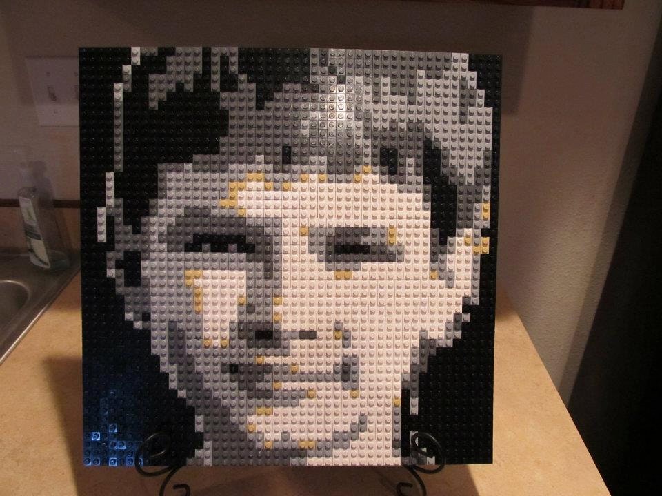 Wall Art Your Face LEGO Mosaic