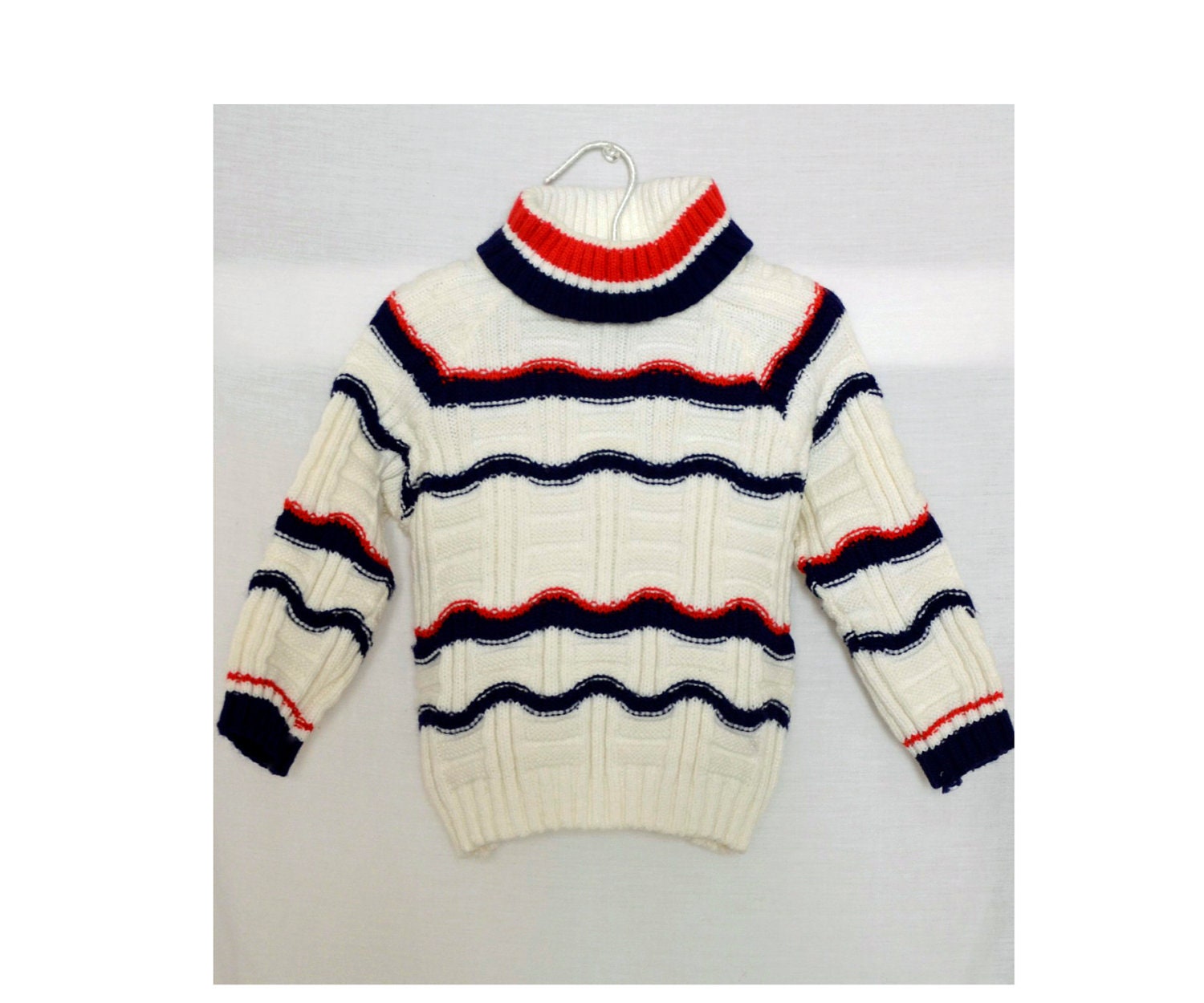 SALE Vintage 1970 baby/toddler turtleneck - 18-24 months - A Little Angel Original