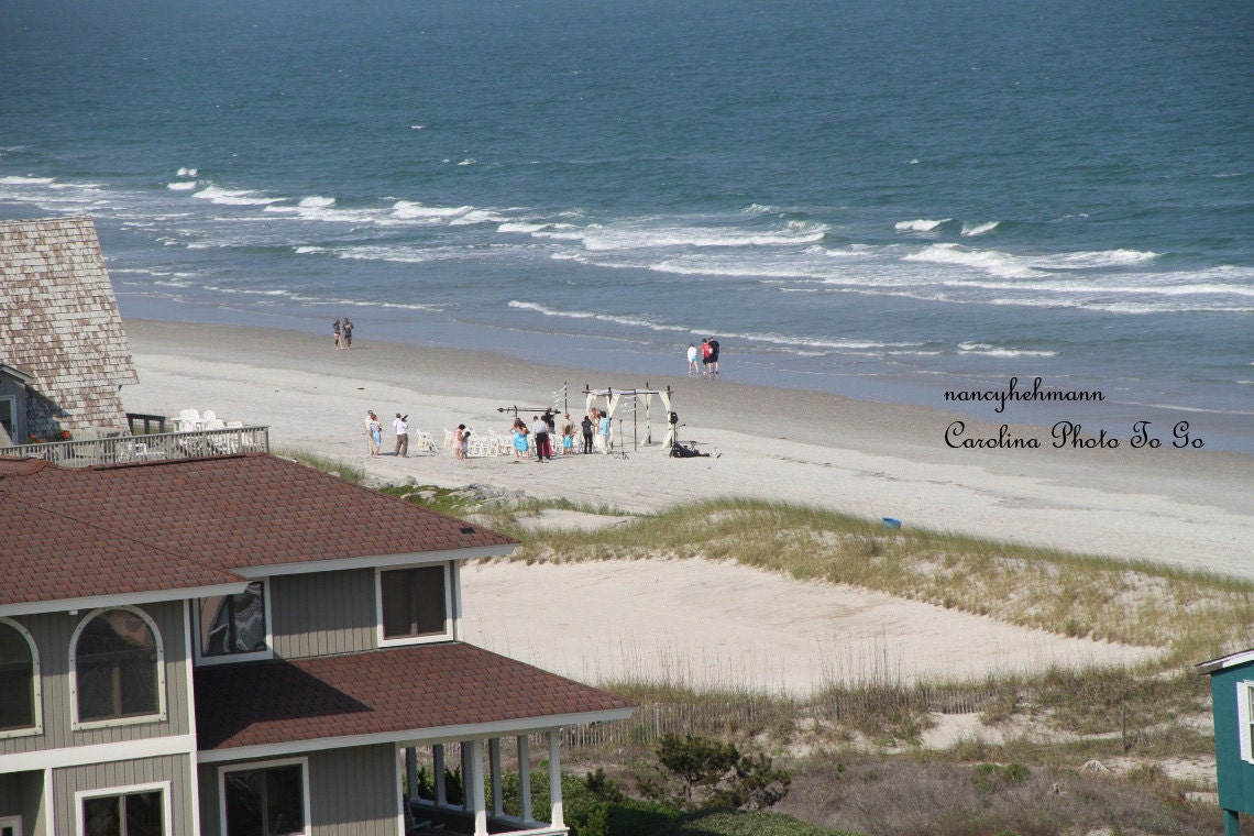 Wrightsville Beach North Carolina. Art Photography.  Wedding on Beach.
