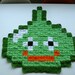 Dragon Quest Green Slime 8-bit Crochet Blanket