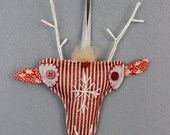 Textile Christmas Deer with hanger