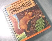 Writing JOURNAL - Notebook RECYCLED Upcycled VINTAGE Conservation