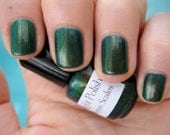 Dragon Scales Teal Green Duochrome Color Shifting Custom Nail Polish 15mL