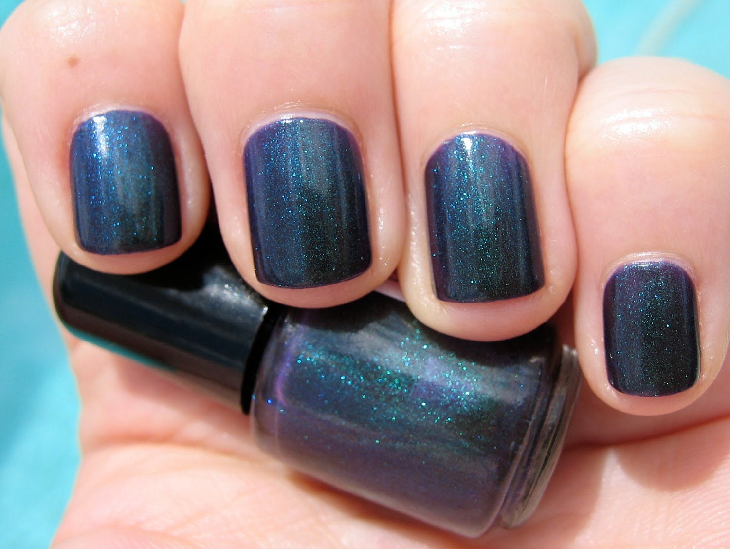 Unicorn Tears Violet Duochrome Color Shifting Violet Custom Nail Polish 15mL